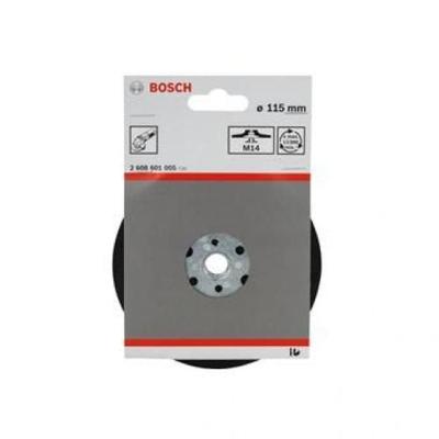 Disco de Borracha 2.608.601.005 com Prato Autoaderente e Rosca M14 Preto Bosch 115MM