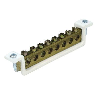 Bloco Terminal EZ9E33B08 Neutro e Terra 63A 500V Branco Schneider Electric
