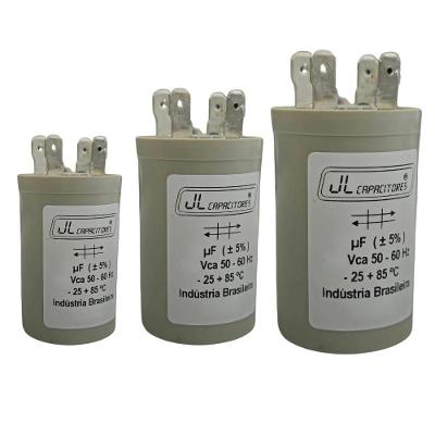 Capacitor Permanente 380VCA para Motores Elétricos e Iluminação 4 µF JL Capacitores