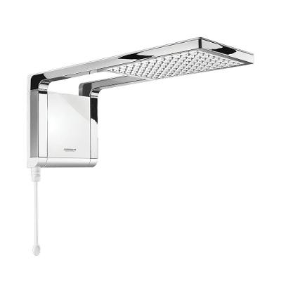 Ducha Acqua Storm Ultra Eletrônico 7800W de Parede com Resistência Blindada Branco-cromado