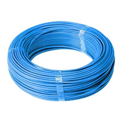 Cabo Elétrico Cabo 750V Flex 1MM Bivolt Isolação PVC BWF Azul Rolo 100M Sil