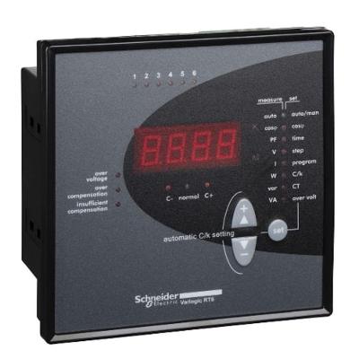 Relé Controlador Fator Potência RT12380-440V com Controle de Capacitores Schneider Electric