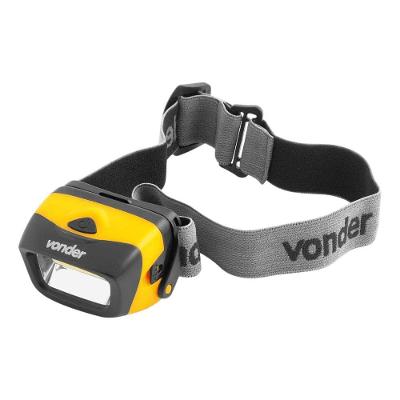 Lanterna de Cabeça LCV 120 com LED COB 3 Estágios Amarelo Vonder 80.75.120.000