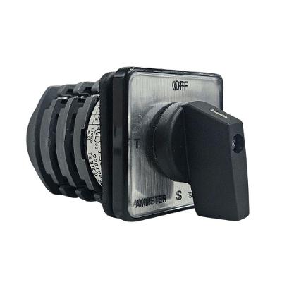 Chave Comutadora S10-AU31B03 Unipolar OFF-R-S-T 10A 90 graus  Preto Ace Schmersal