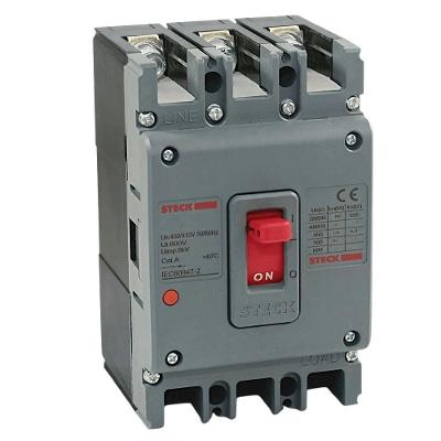 Disjuntor Caixa Moldada SDJH16 Tripolar 16A Inox Steck 690VCA