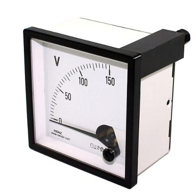 Voltímetro 96X96 0 a 150V para Painel Elétrico Bivolt Kron Medidores Monitor de Tensão