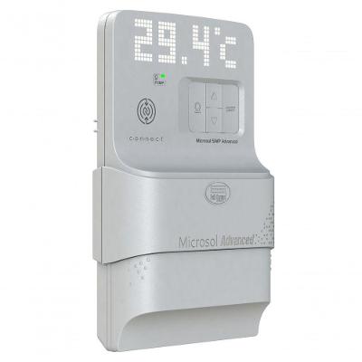 Termostato Microsol SWP Advanced Connect Controle de Temperatura Conectividade App Branco Full Gauge