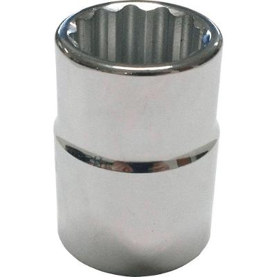 Soquete Sextavado 234009BBR Encaixe 1/4" Milímetros Acabamento Niquelado Inox Belzer 11MM