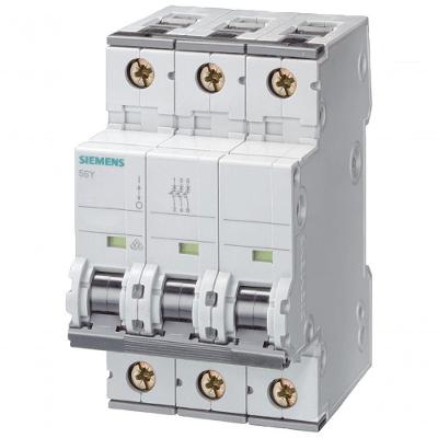 Disjuntor 5SY4 Tripolar Curva C com Proteção Inox Siemens 16A