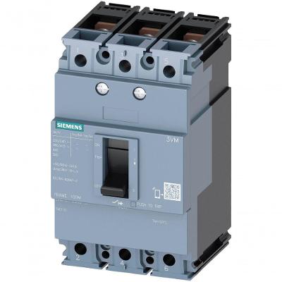 Disjuntor Caixa Moldada 3VM10 Proteção LI Sobrecarga e Curto-Circuito Fixos 16KA 80A TM210 FTFM