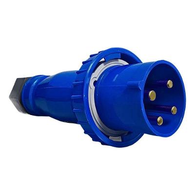 Plugue Industrial Móvel A4679 3P+T 125A 200-250V IP67 Azul Steck Bivolt