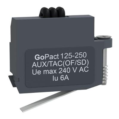 Contato Auxiliar G12-25AUX240 1NA-NF Monitoramento Disjuntor OF-SD 240VCA Schneider Electric