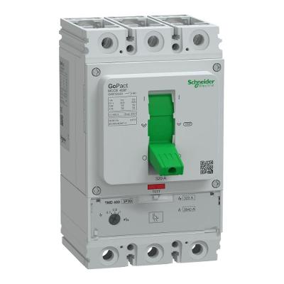 Disjuntor Gopact MCCB 400 Tripolar Ajustável 224-320A 36KA 415VCA Cinza Schneider Electric