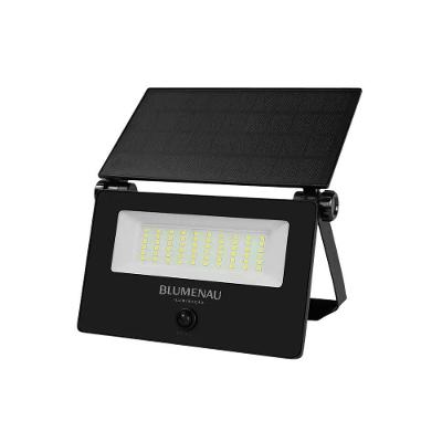 Refletor LED Play Solar com Sensor de Movimento Preto 50W 6500K 1000LMS IP65 Bivolt