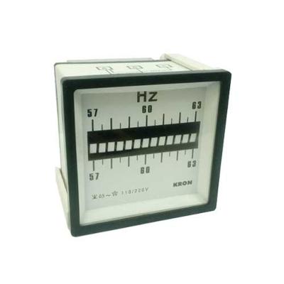 Frequencímetro Analógico HZ-72PC Medição 60 Hz Precisão 0,5 IP51 110-220V Kron 72X72