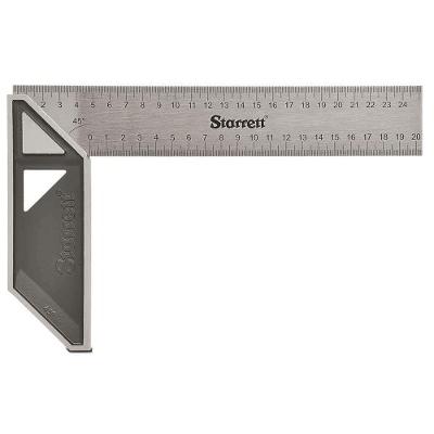 Esquadro K53M-300-S com Cabo Metálico para Uso a 45o em Aço Inox e Alumínio Starrett