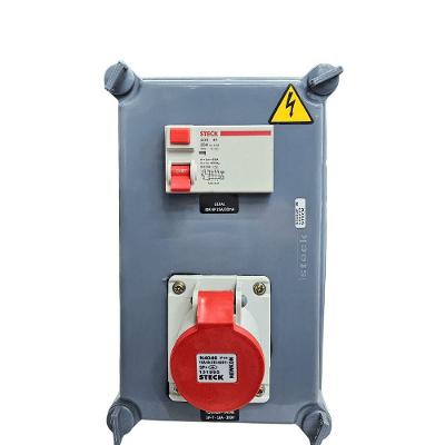 Quadro de Sobrepor com Tomada Industrial e IDR S310103dr Resistente a Intempéries Inox Steck 380V