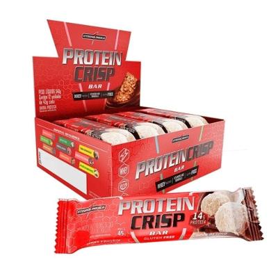 Barra de Proteína Integralmédica Crisp Bar Protein Baixa Caloria Sabor Doce de Coco 540G