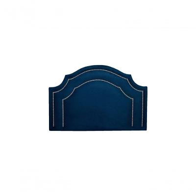 Cabeceira Solteiro Provençal Luxo Dupla Suede Azul Flamingo Design