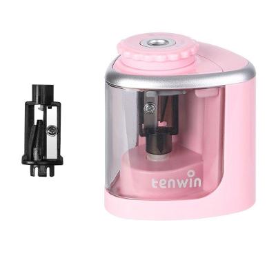 Apontador Automático OEM Mesa 6-8MM para Lapis Estudantes Escritorio Kit 2 Unidades Rosa