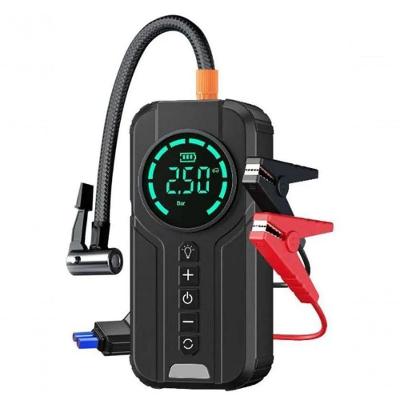 Compressor de Ar Tomate com Auxiliar de Partida e Power Bank 6000 Mah para Pneus com Calibrador 1