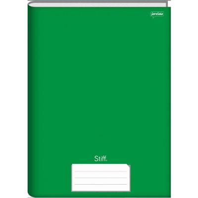 Caderno OEM Brochurão Grande A4 Jandaia Capa Dura Kit 10 Unidades Verde