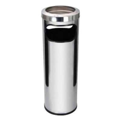 Cinzeiro Lixeira C18A Inox 30L Acabamento Inox com Coletor de Bituca para Ambientes JSN
