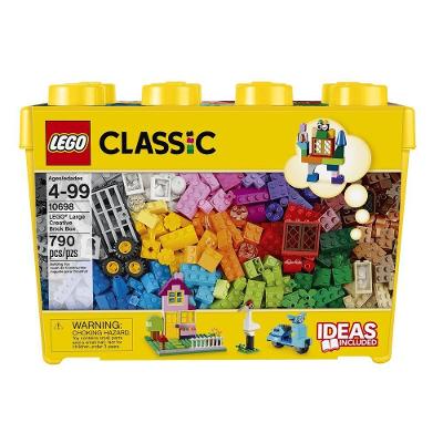 Brinquedo Lego Classic Caixa Grande de Peças Criativas 790 Unidades 33 Cores 10698