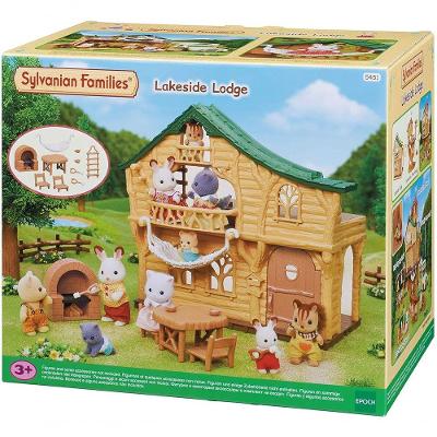 Casa de Boneca em Miniatura 5451 com Escorregador Secreto Amadeirado Epoch 29,5CM