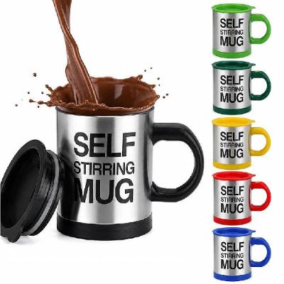 Caneca Elétrica Mistura Fácil Copo Mixer 400ml Aço Inox e Plástico ABS Misturador Automático