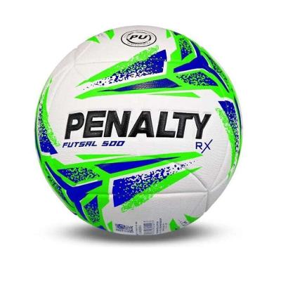 Bola de Futsal Penalty Rx 500 Xxvi com Selo CBFS Branco Azul e Verde