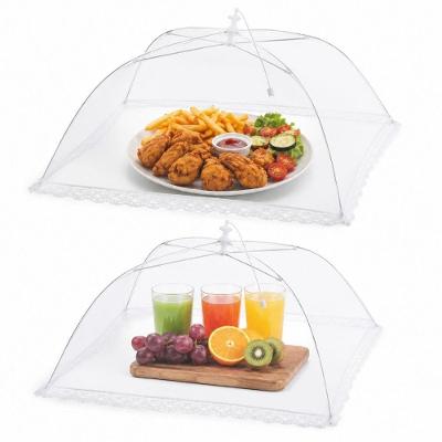 Capa Protetora de Alimentos Mosquiteiro Dobrável Anti Mosca para Mesa e Piquenique 50CM