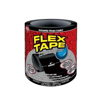 Fita Adesiva Flex Tape Black com Vedação Impermeável e Aderência em Múltiplas Superfícies Preto Flex