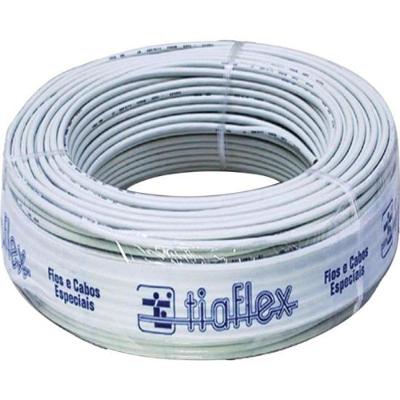 Fio Manga 4 X 24AWG sem Blindagem para CFTV Bege Tiaflex 100M