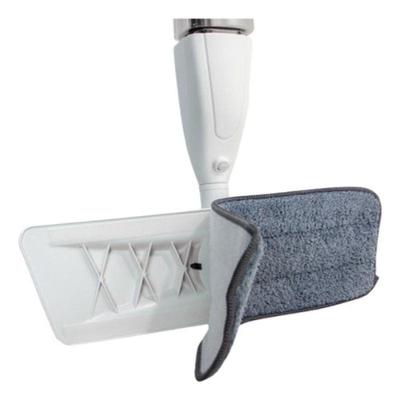 Esfregão Mop Clean Tech 2 em 1 com Sistema Integrado Microfibra Rodo 360o para Pisos Frios Cinza