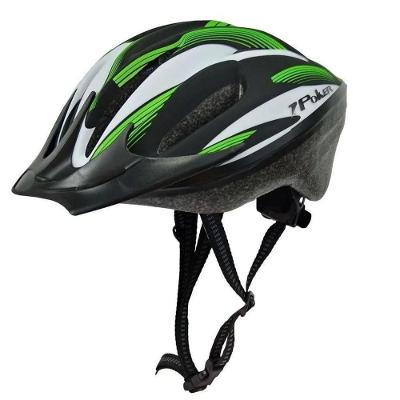 Capacete de Bicicleta Windstorm com LED Out Mold Regulagem Traseiro Verde Poker