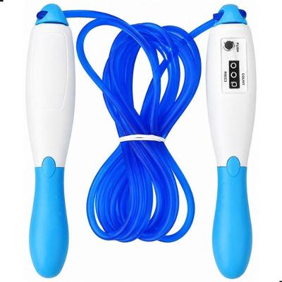 Corda de Pular Ajustável com Contador de Giros 2,6M Branco Smart Lions