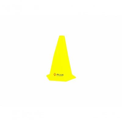 Acessorio para Treinamento Esportivo Cone de Agilidade Normal Flexivel Amarelo Alux Pro Sports 23CM