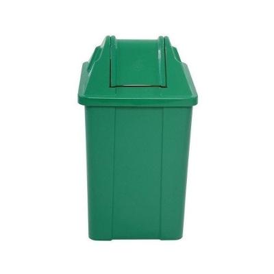 Cesto Quadrado Q60 Organizador com Tampa Vai e Vem 60L Verde JSN
