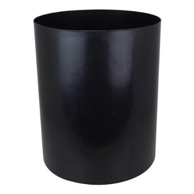 Cesto Lixeira Cesto Lixeira 30x70 50L Plástico Abertura Manual Uso Lavanderia Preto JSN