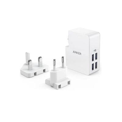 Carregador de Parede USB Anker Power Port 4 Lite A2042L21 4 Portas 27W Branco 1 Unidade