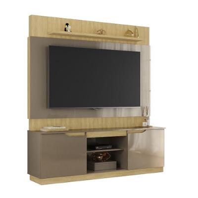 Estante Home para Tv Torino Flex 2 Portas MDP 70CM Amadeirado e Brilho Atualle