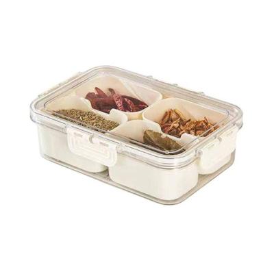 Caixa Organizadora Kit 3 Peças com Tampa Hermética Plástico e Silicone Empilhável Branco Top Rio