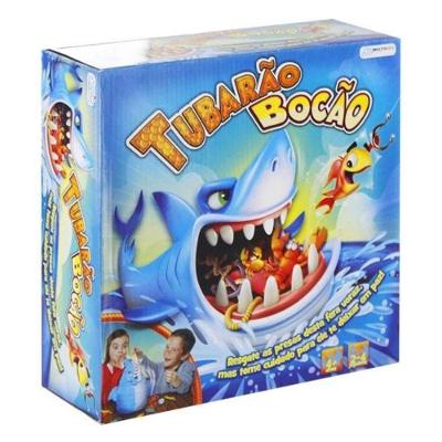 Jogo Tubarão Bocão BR753 - Resgate as Presas com Vara de Pesca Azul Multikids
