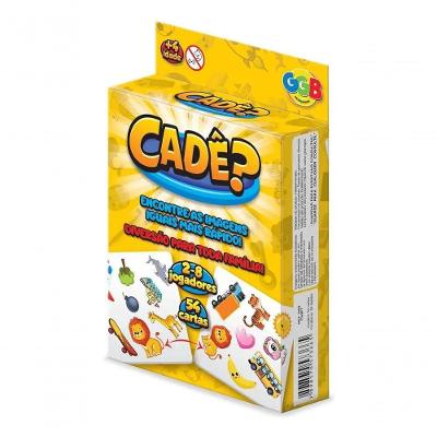 Jogo de Cartas Cadê? Agilidade e Atenção 56 Cartas Ggb Brinquedos