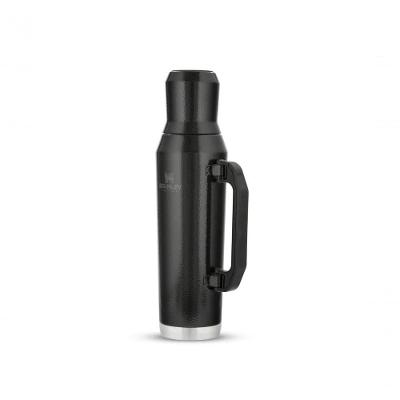 Garrafa Térmica Ideal Mate para Chimarrão Aço Inoxidável Rolha de Precisão Tampa Cuia Preto Stanley