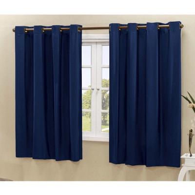 Cortina Blackout PVC 2 Folhas para Sala e Quarto Marinho OEM
