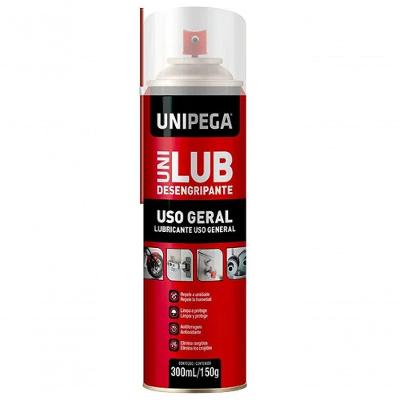Desengripante Lubrificante Unilub Uso Geral Alto Poder Penetrante Amarelo Unipega
