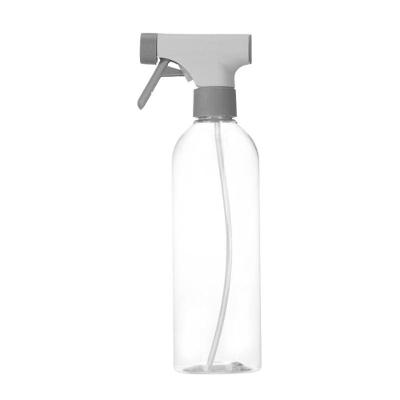 Borrifador Spray 500ml Limpeza em Geral e Jardinagem Transparente com Detalhes Cinza Ou 10