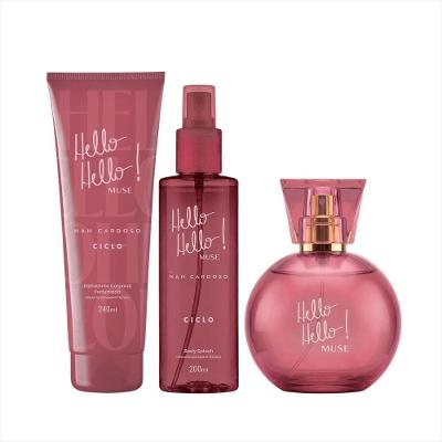 Kit de Cuidados Pessoais Hello Muse com Perfumação Prolongada e Alta Fixação Verde Ciclo Cosméticos